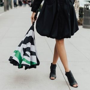 Golf | Rain | Animal Print | Green Umbrella